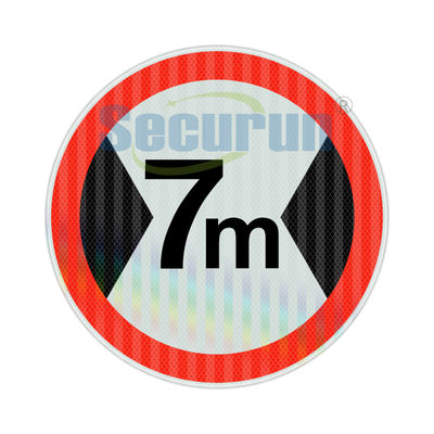 EGP Reflective Restriction Width Limit Road Sign Customized 600mm