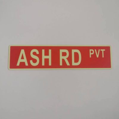 Nicht brennbares, fotoluminesziertes Schild, nicht ätzendes und Aluminiummaterial